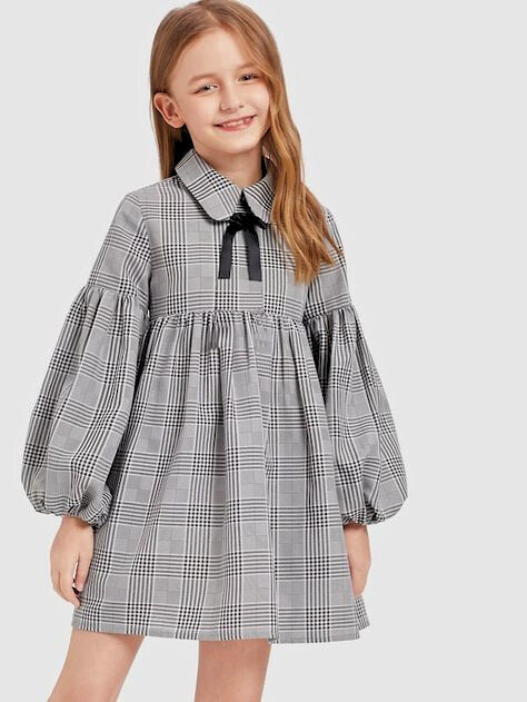 Rochie gri casual pentru fete - 8 ANI - LIVRARE 24H