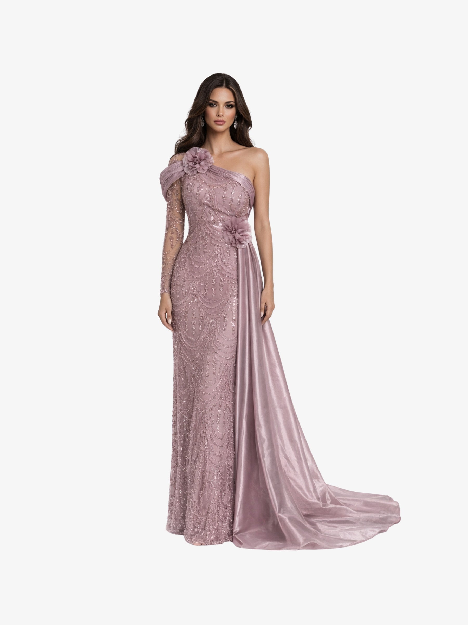 Rochie Lunga "Anastasia", Mov - L