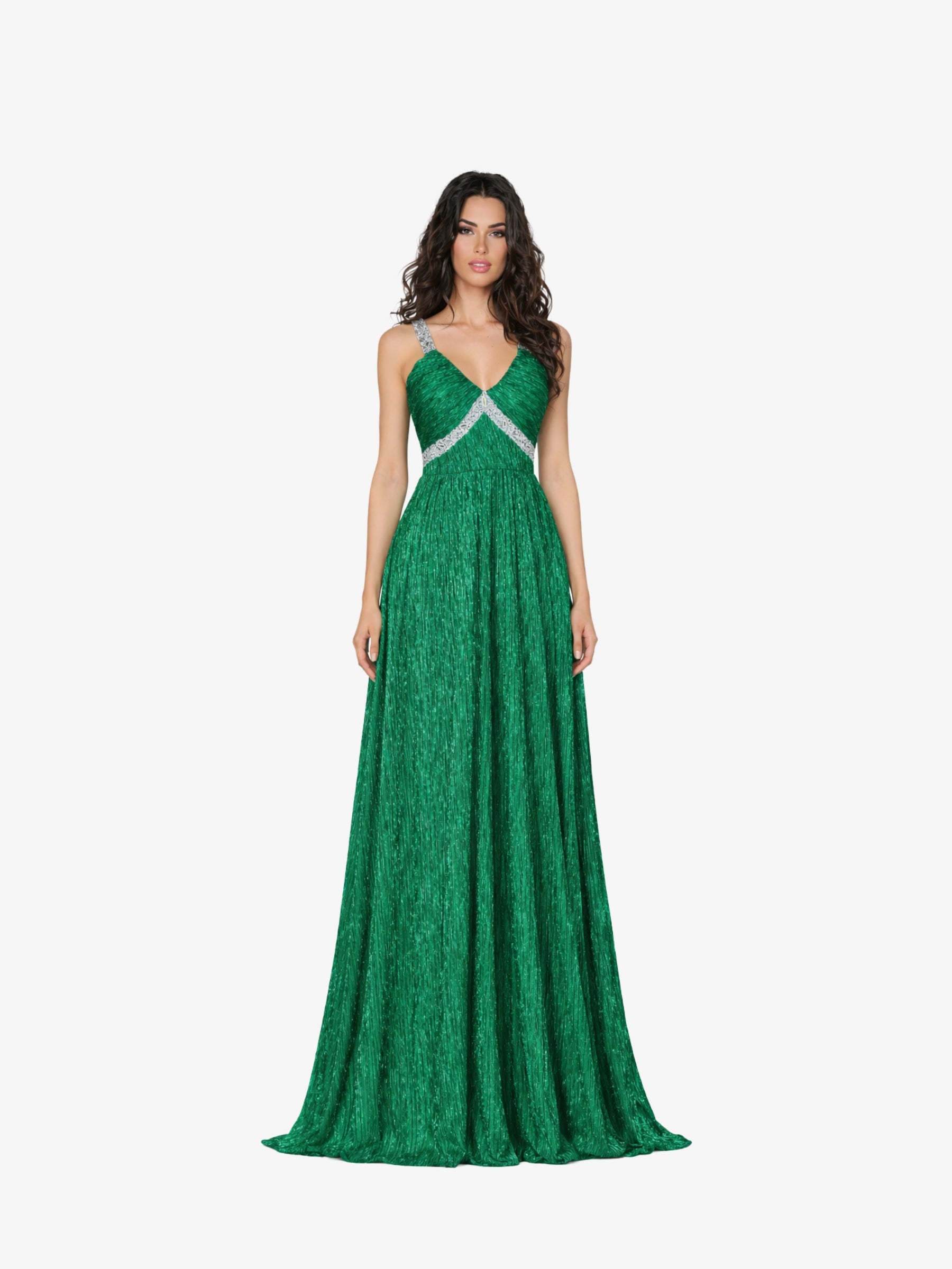 Rochie Lunga “Andra”, Verde - M