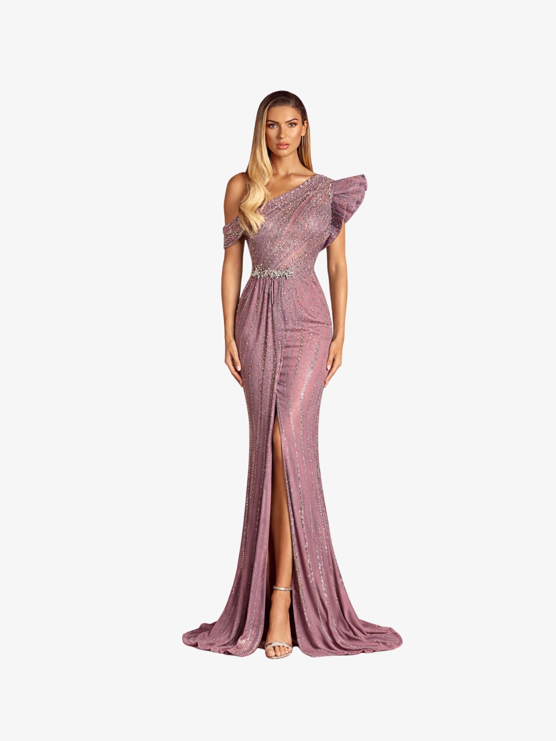 Rochie Lunga "Contesa Luxury", Mov - S