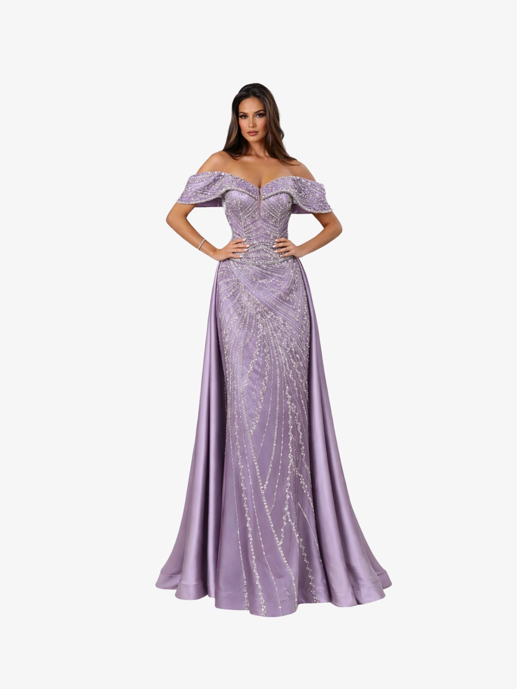 Rochie Lunga “Daiana” Regal, Mov - XL