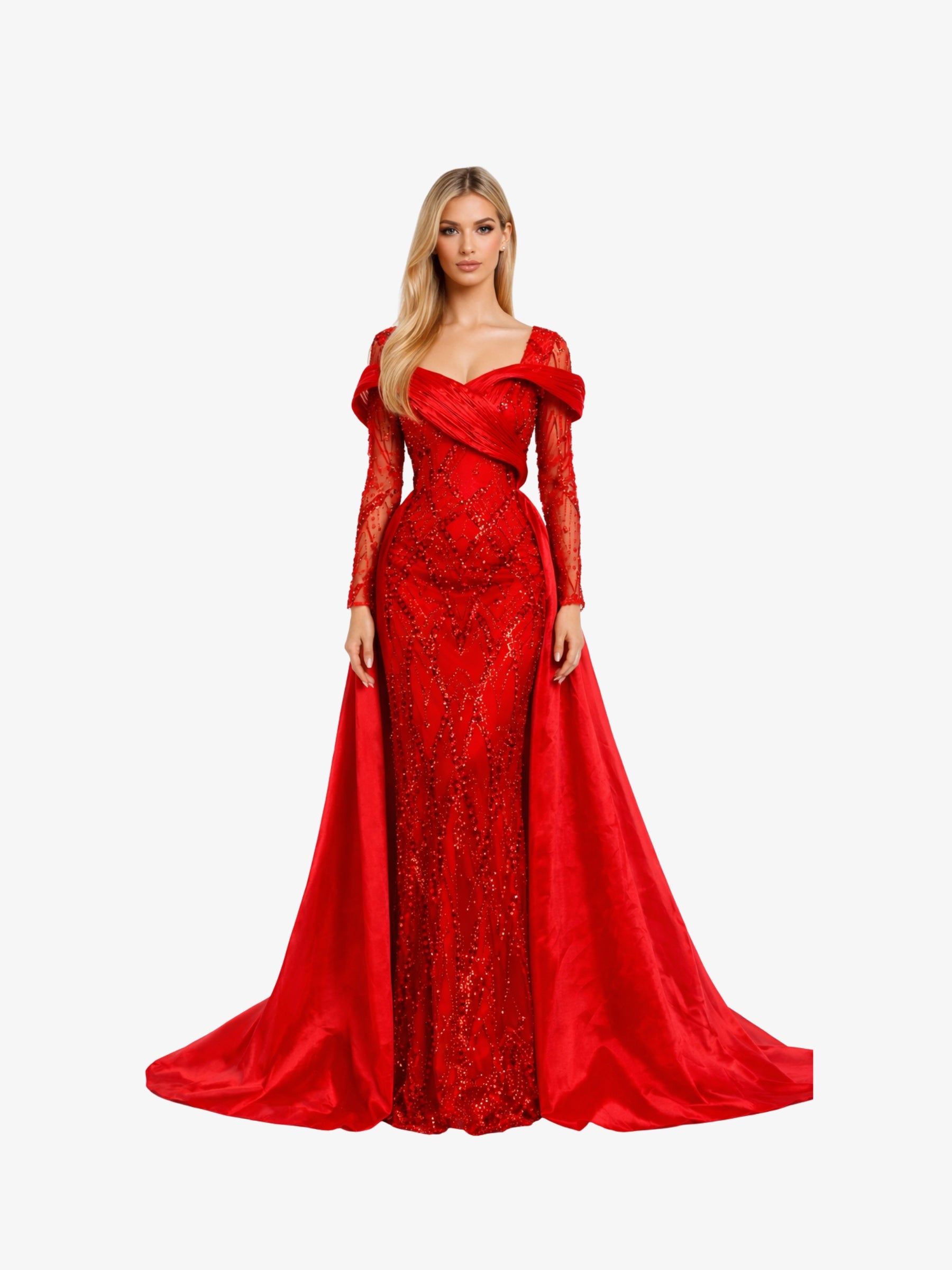 Rochie Lunga "Demetra", Rosie - L