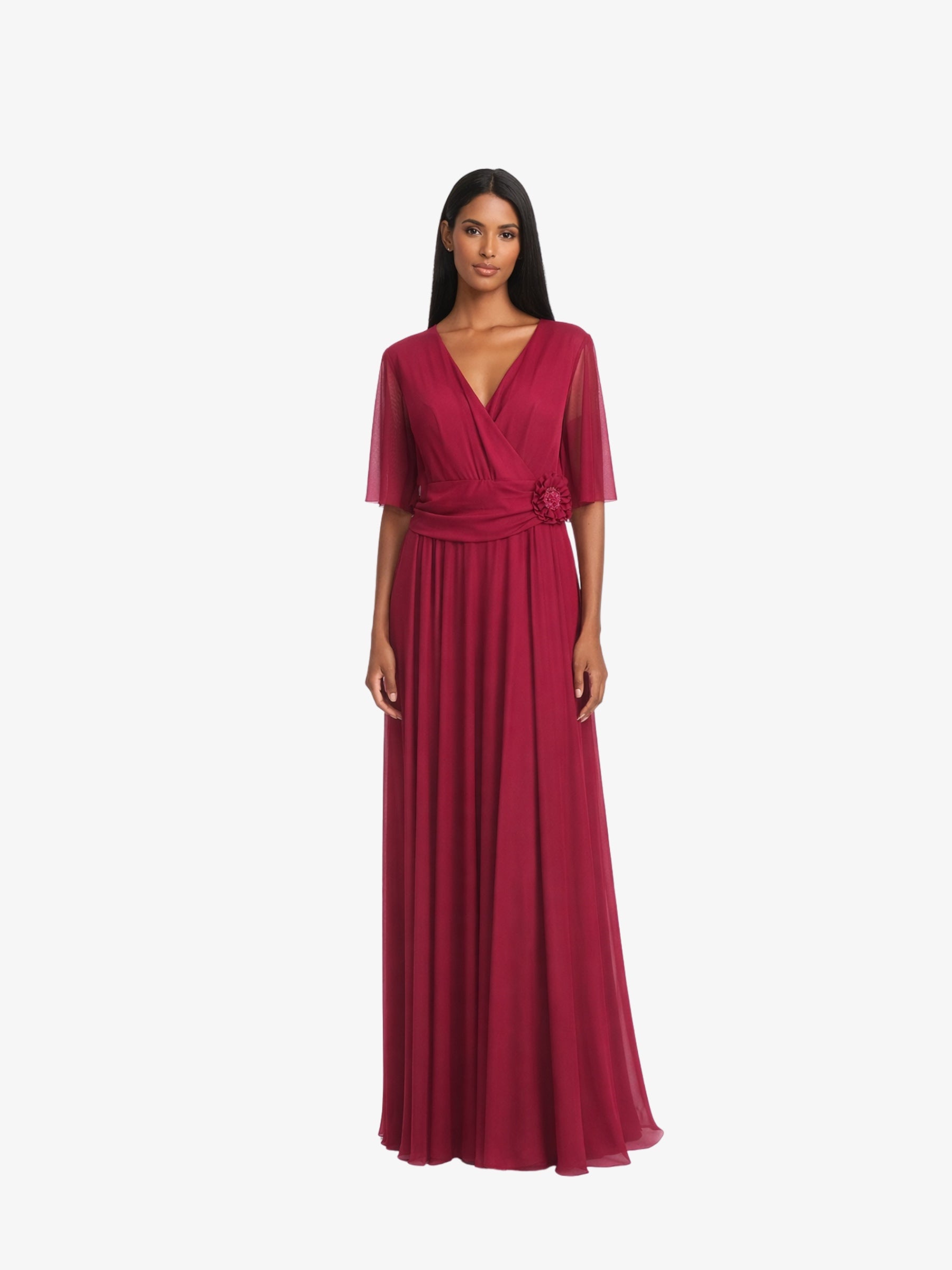 Rochie Lunga “Eleonor”, Fuchsia - 2XL