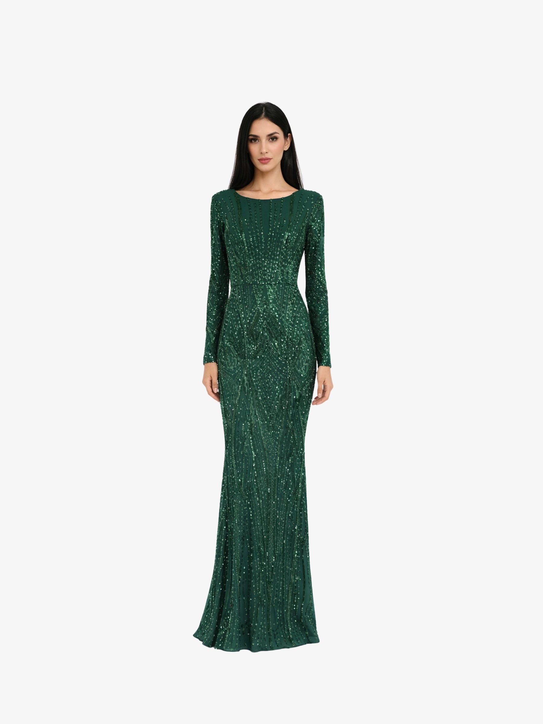 Rochie Lunga “Fely”, Verde - S