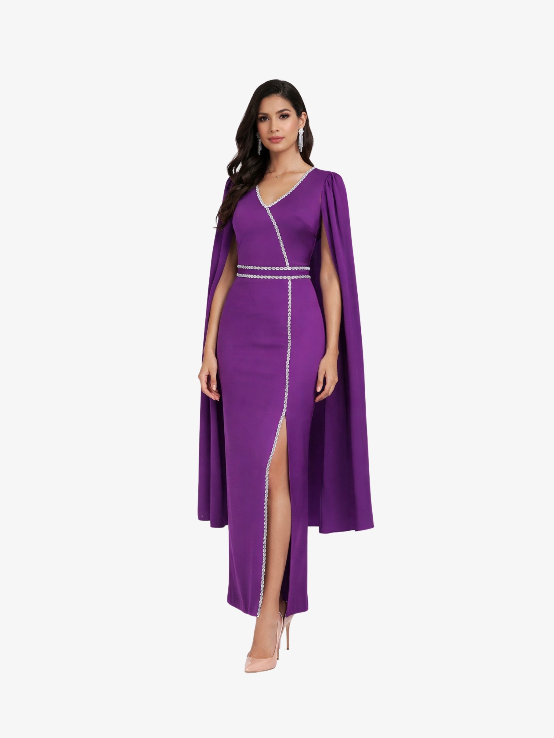 Rochie Lunga "Feyra", Mov - S