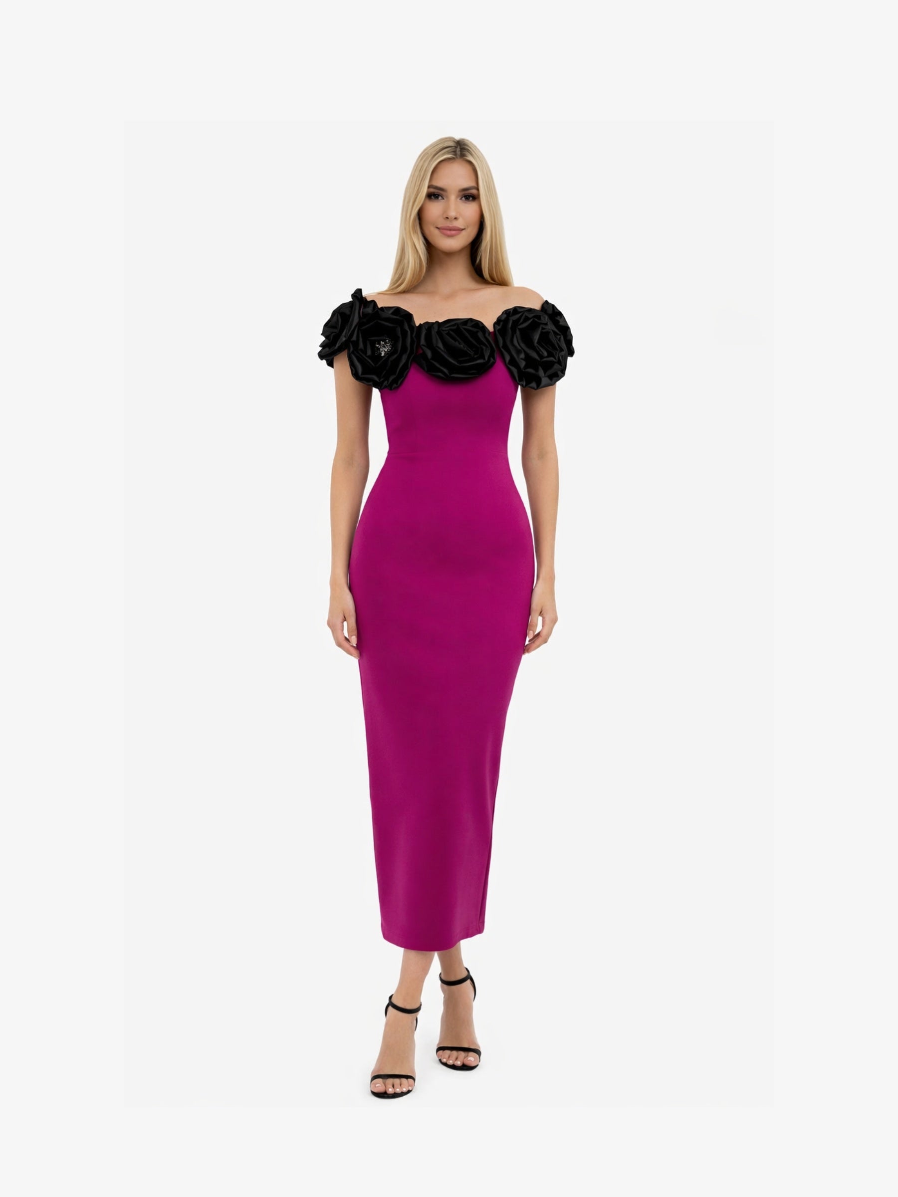 Rochie Lunga "Gretta", Fucsia - XL