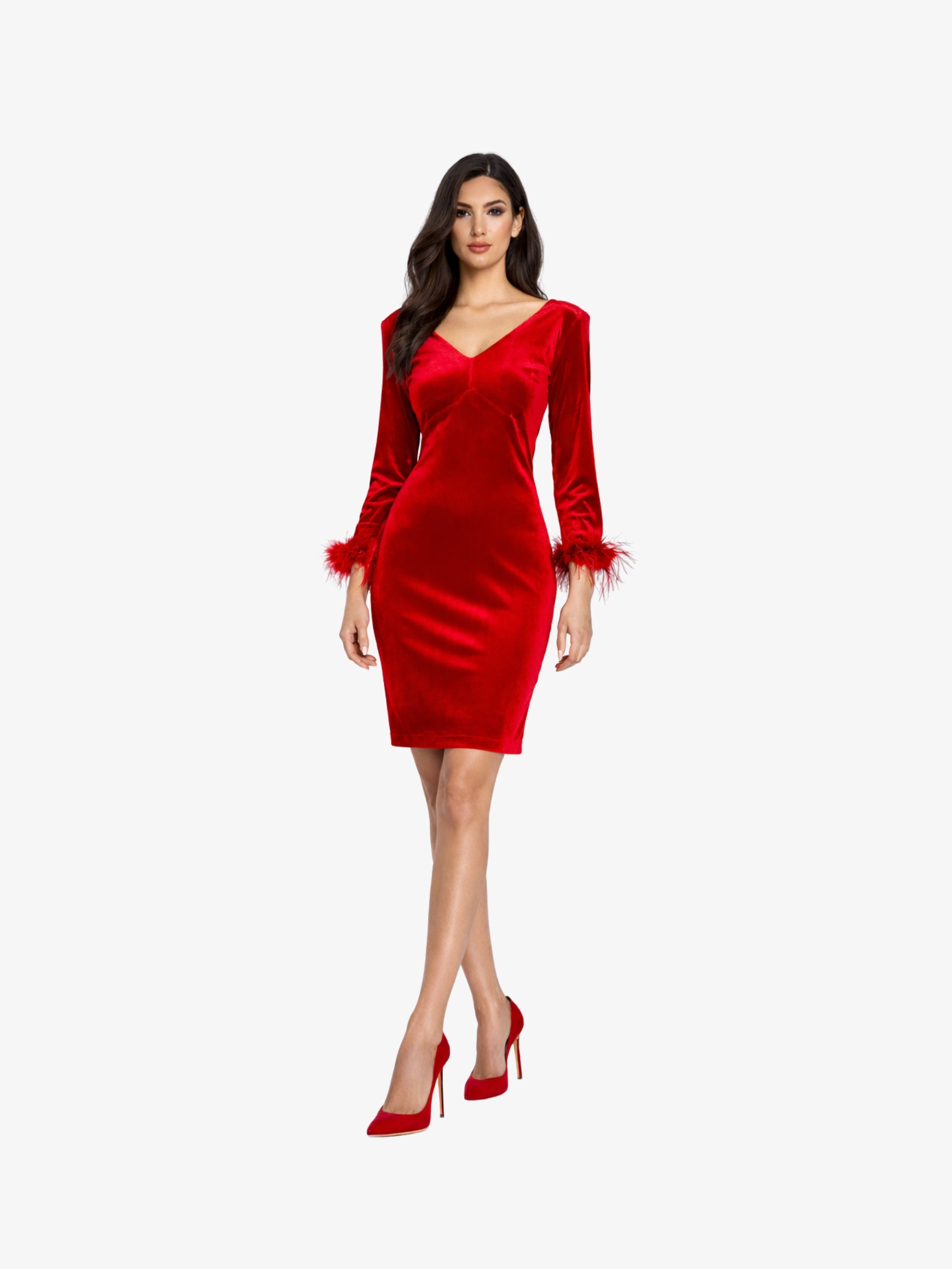 Rochie Midi "Santa", Rosie - S