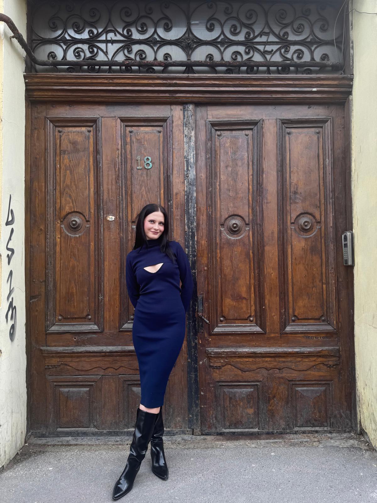 Rochie Navy Meimeij - 40 IT - Bleumarin