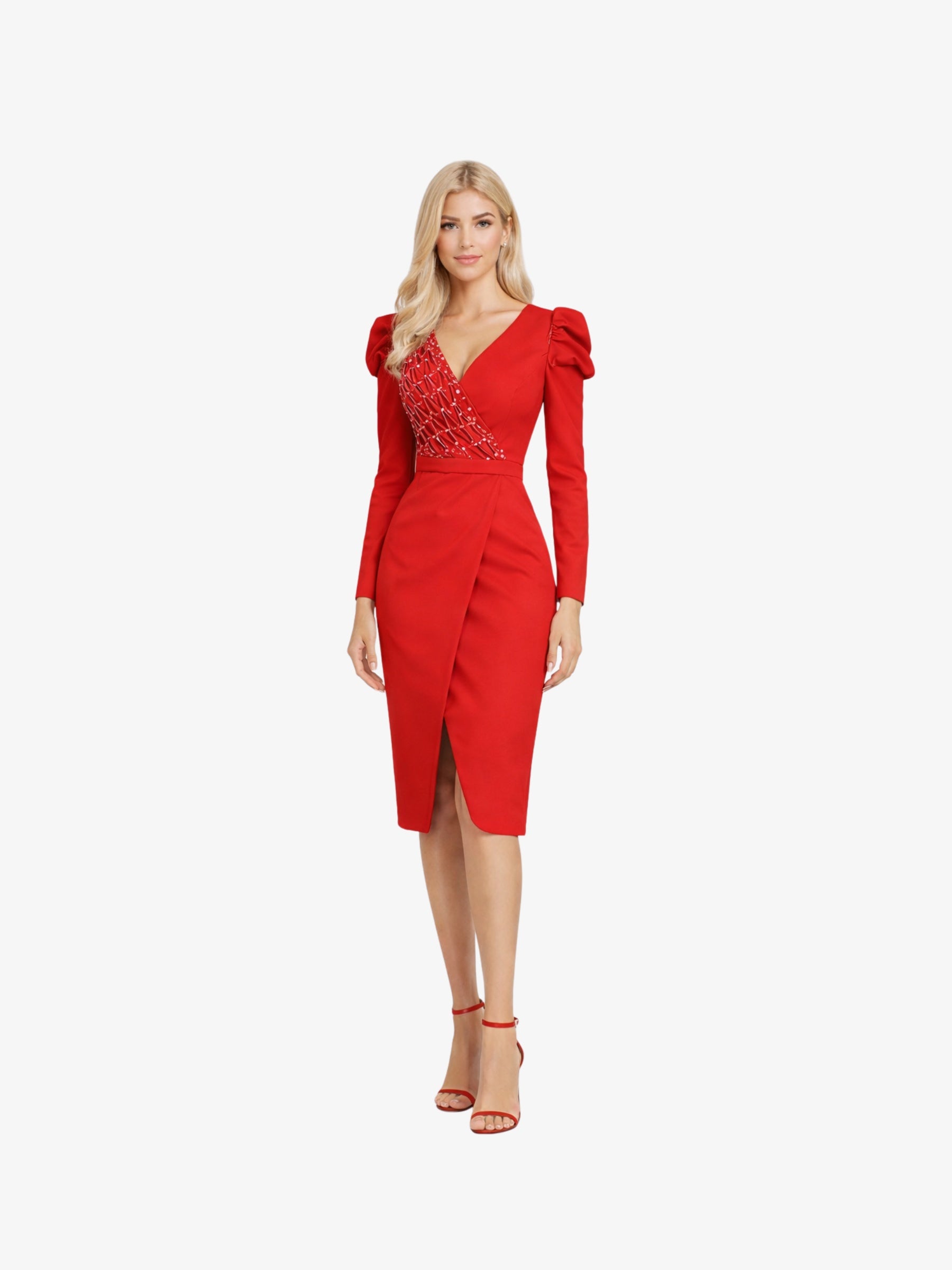 Rochie Scurta "Laryss", Rosu - M