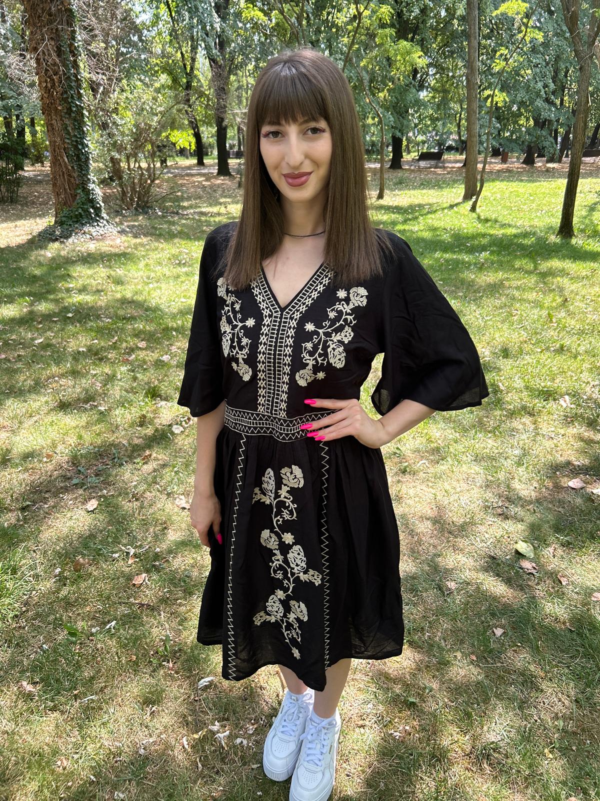 Rochie tradițională femei TM1331 *amurg* - M