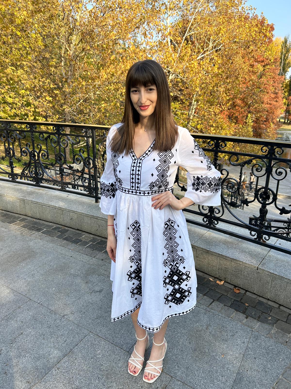 Rochie tradițională femei TM1556 *amurg* - 3XL