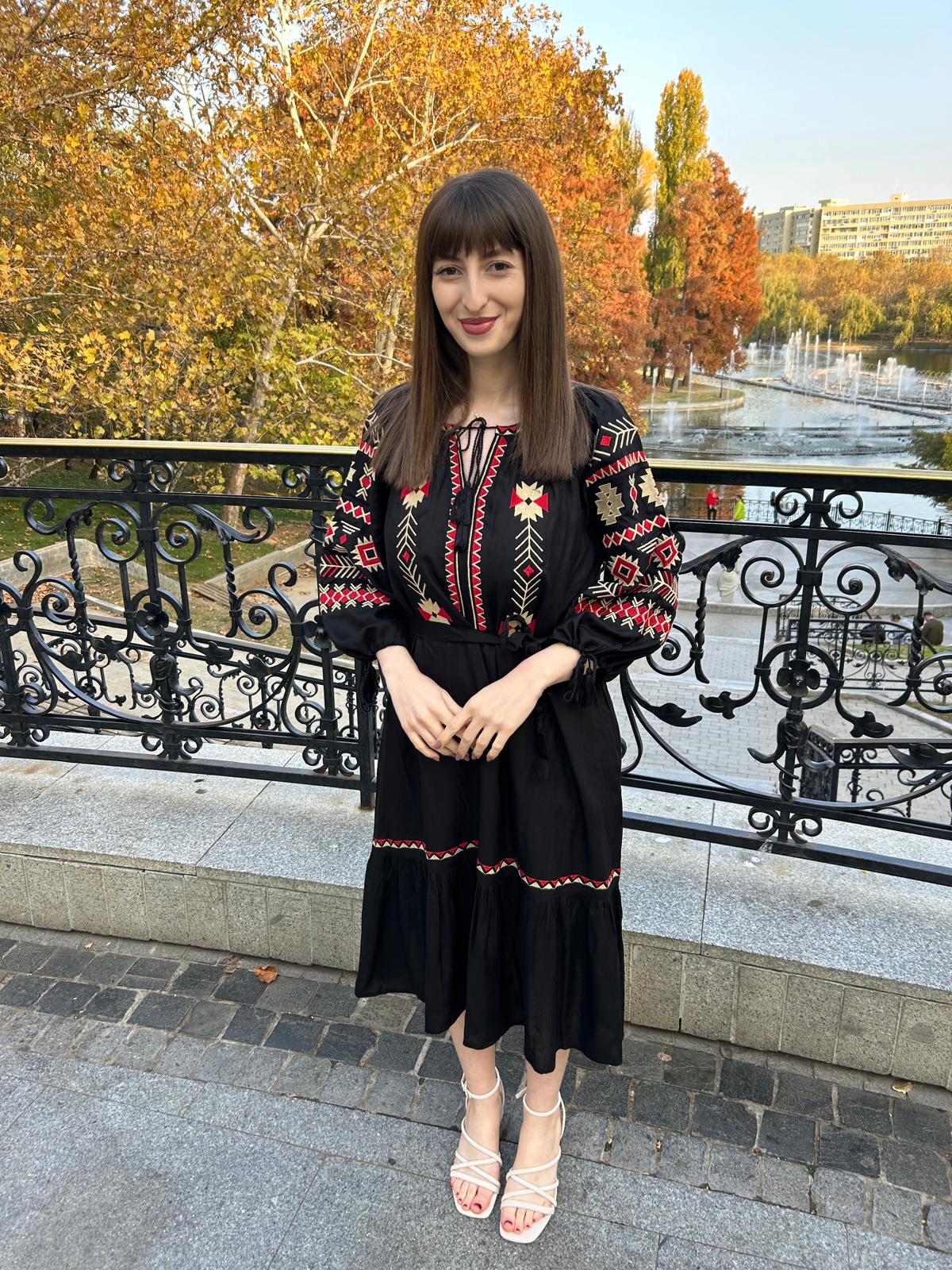 Rochie tradițională femei TM1569 - amurg - - XL