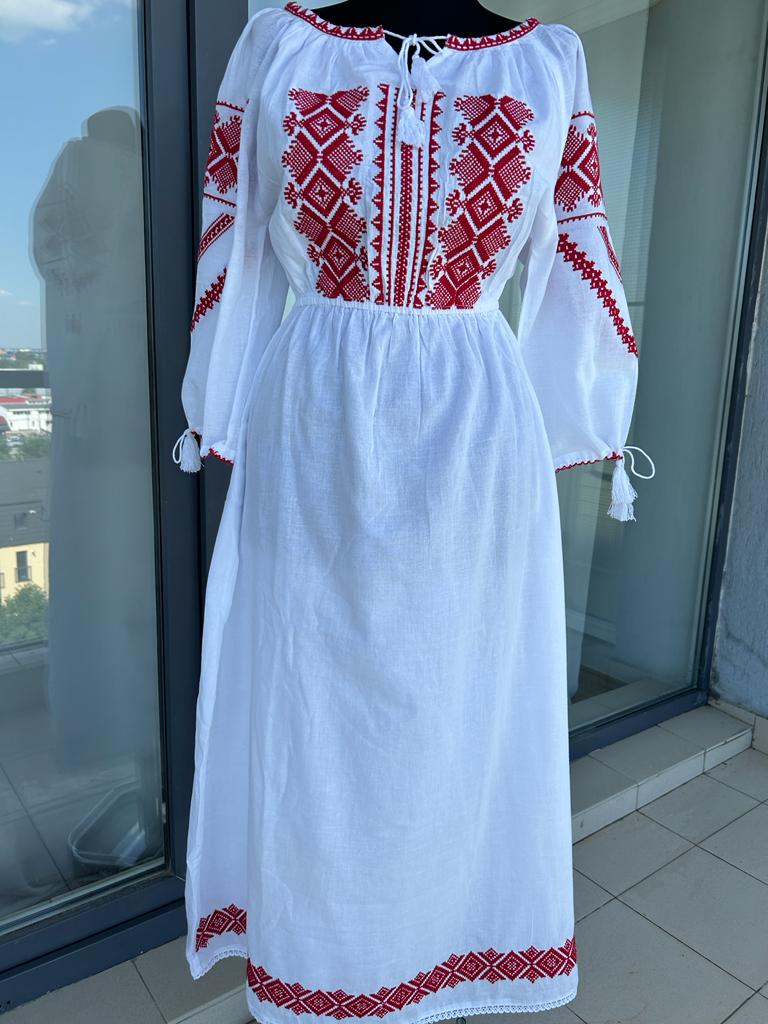 Rochie tradițională femei TM188 mărțișor - S