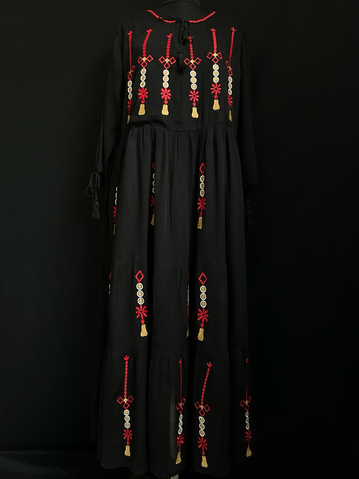 Rochie tradițională femei TM201 *amurg* - L