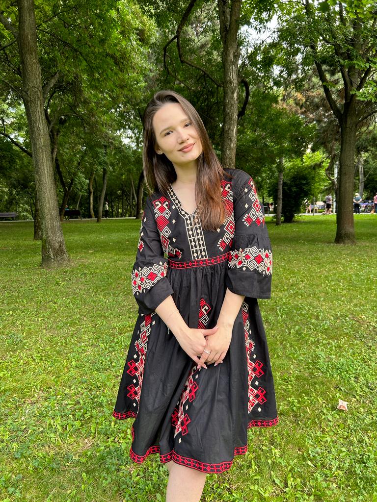 Rochie tradițională femei TM211 *amurg* - XL