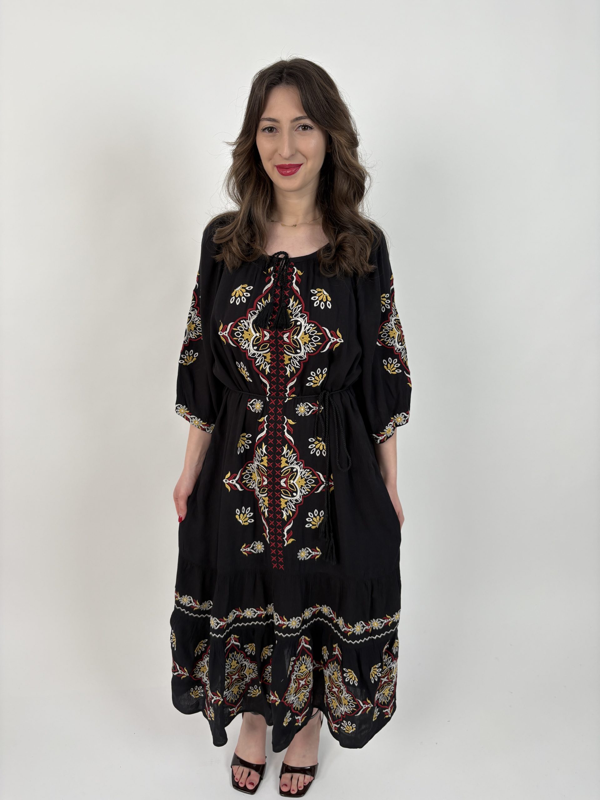 Rochie tradițională femei TM2222 *amurg* - L