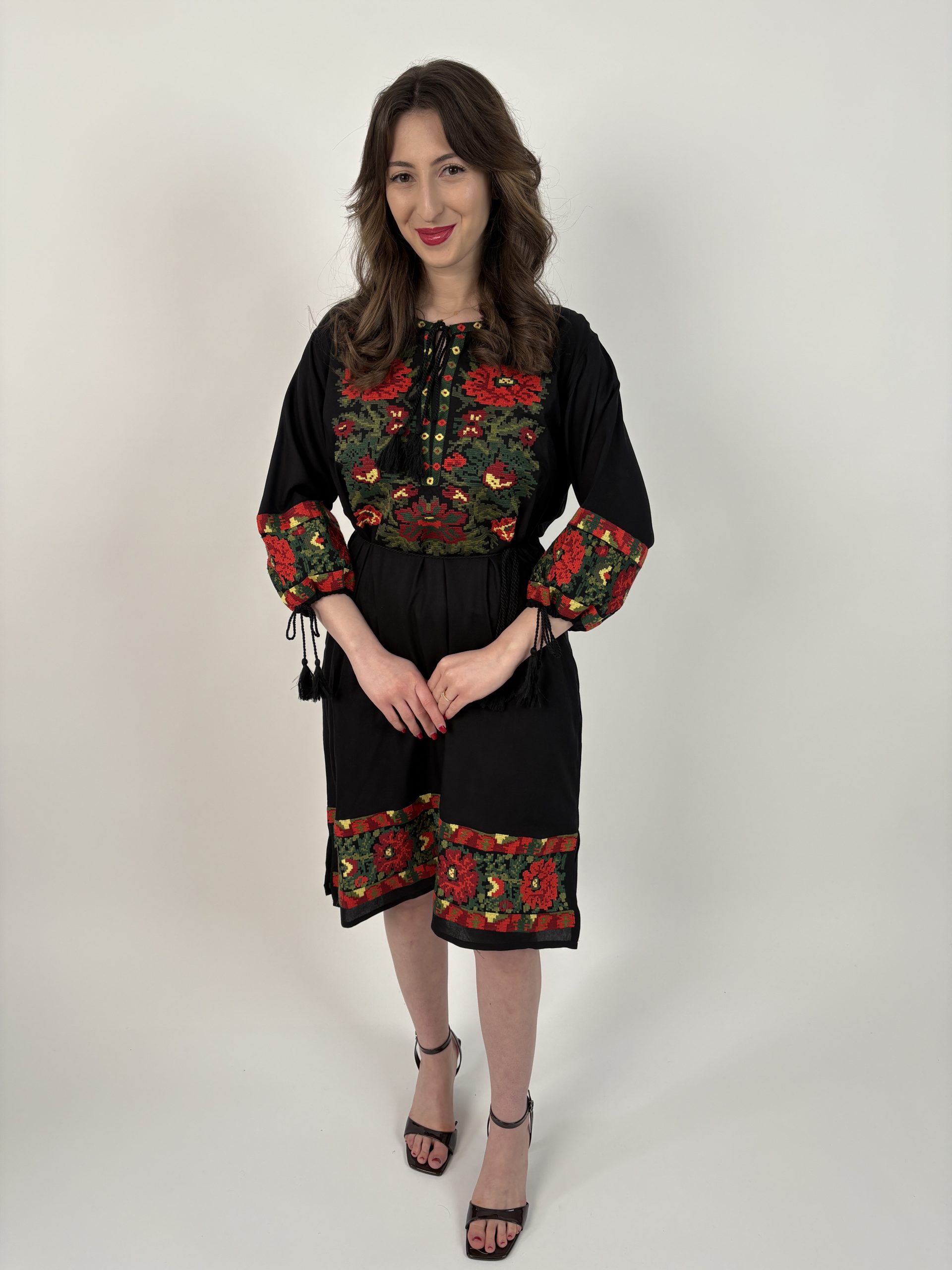 Rochie tradițională femei TM2227 *amurg* - M