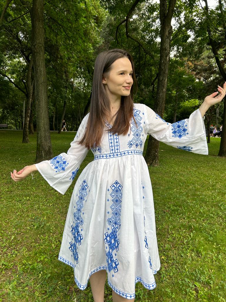 Rochie tradițională femei TM225 feerie - S