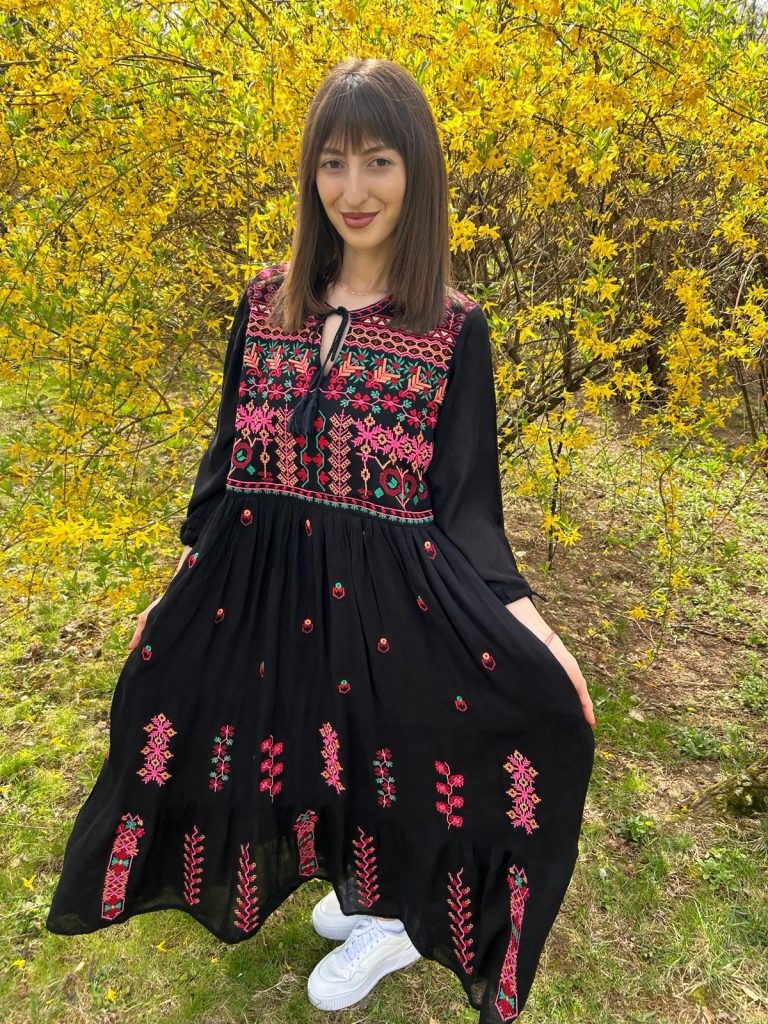 Rochie tradițională femei TM868 - amurg - - S