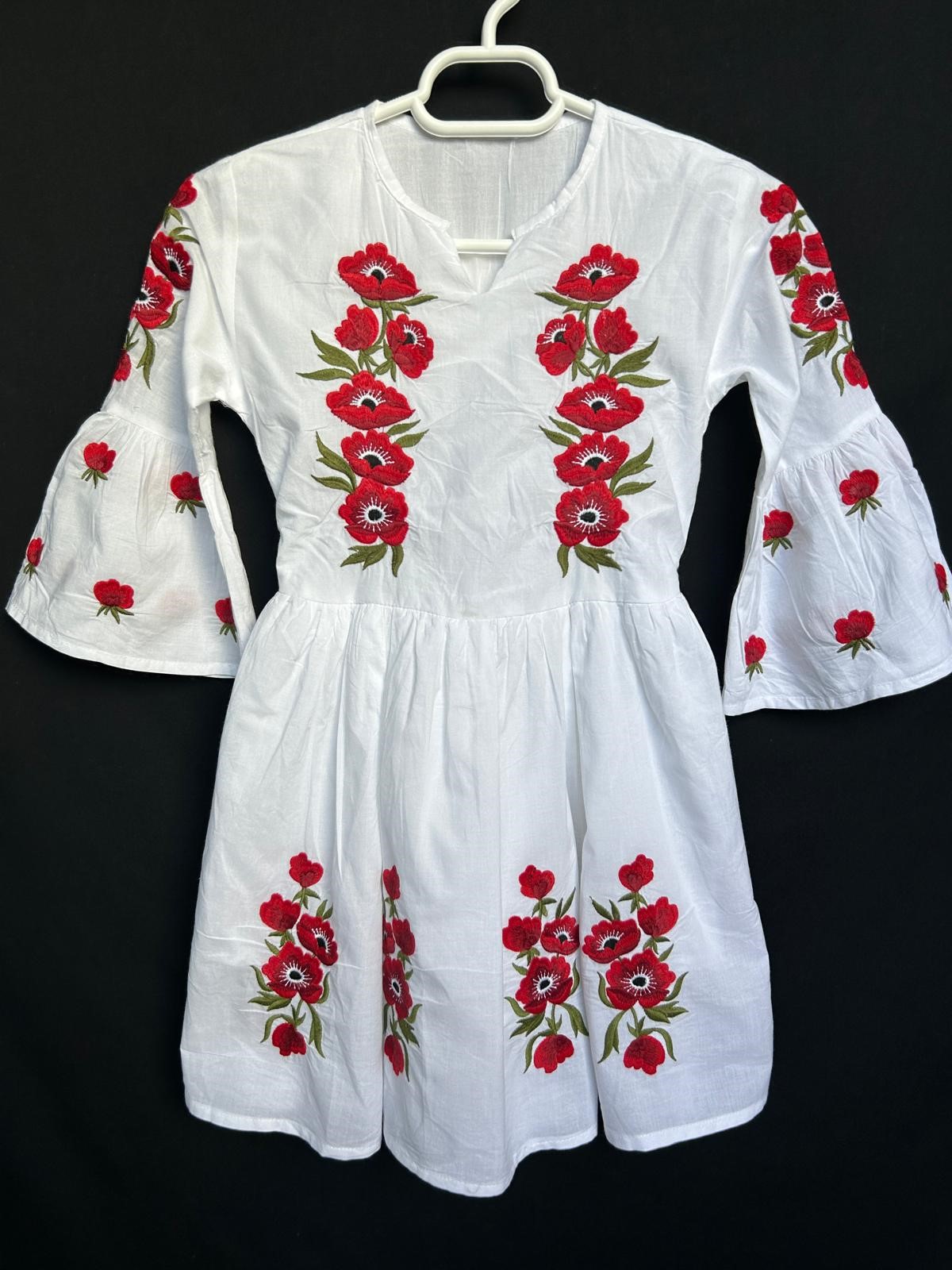 Rochie tradițională fete TM1254 *maci* - 10