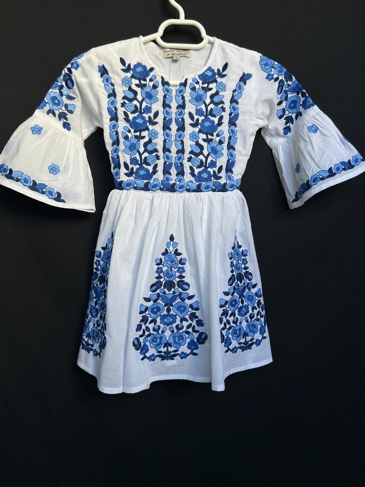 Rochie tradițională fete TM1290 *motive florale* - 12
