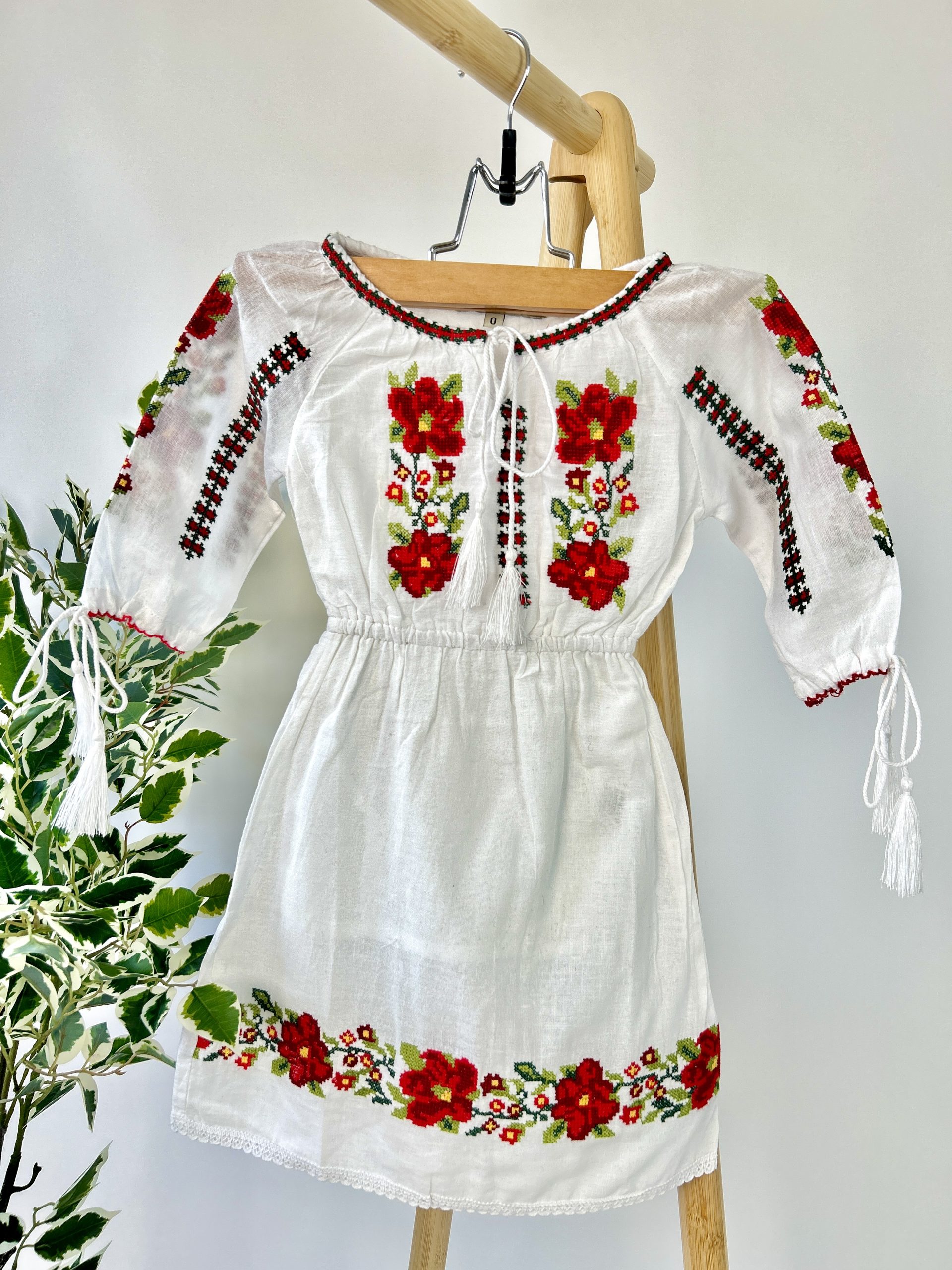 Rochie tradițională fete TM1828 *motive florale* - 8