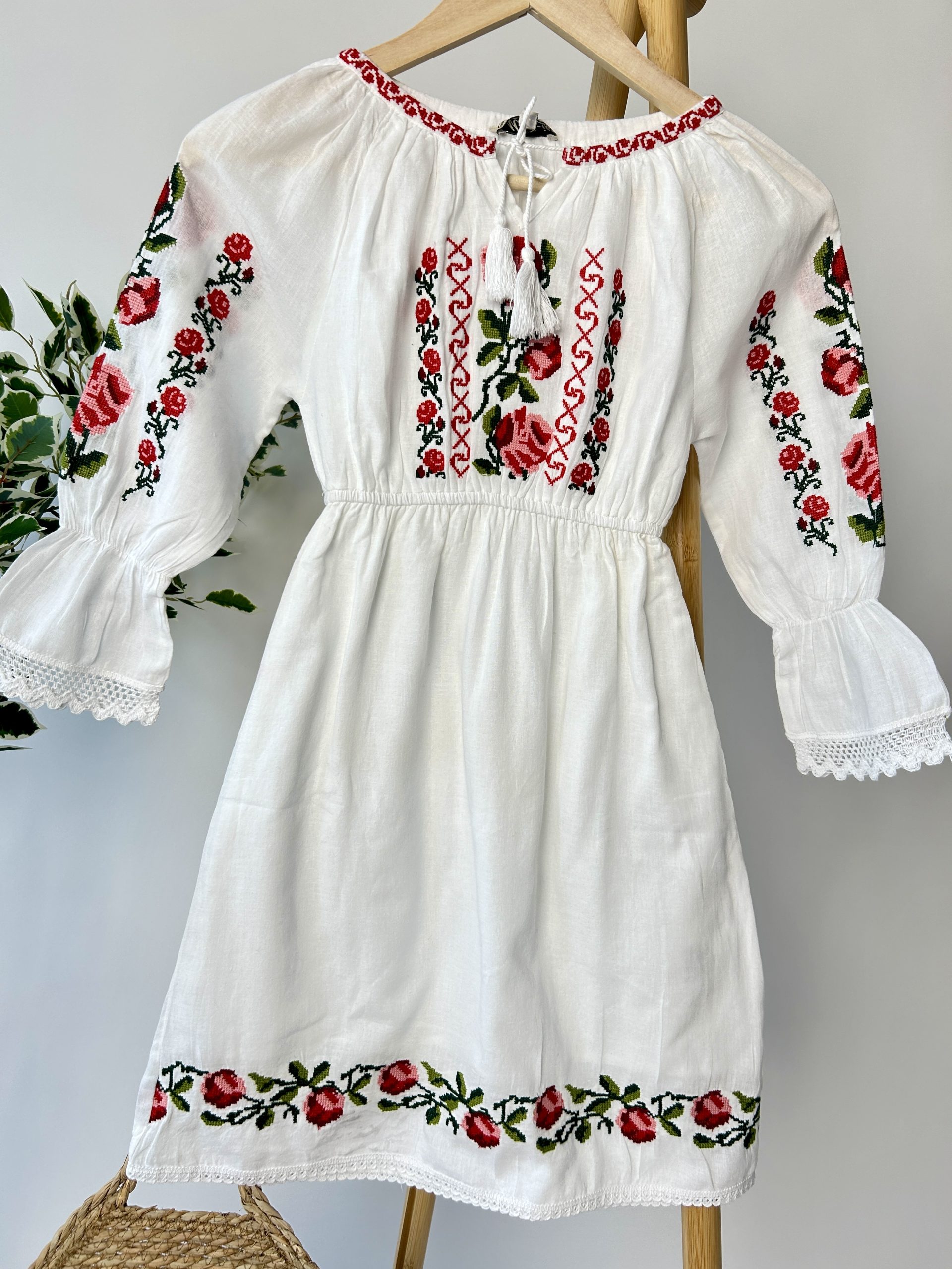 Rochie tradițională fete TM2085 motive florale - 16