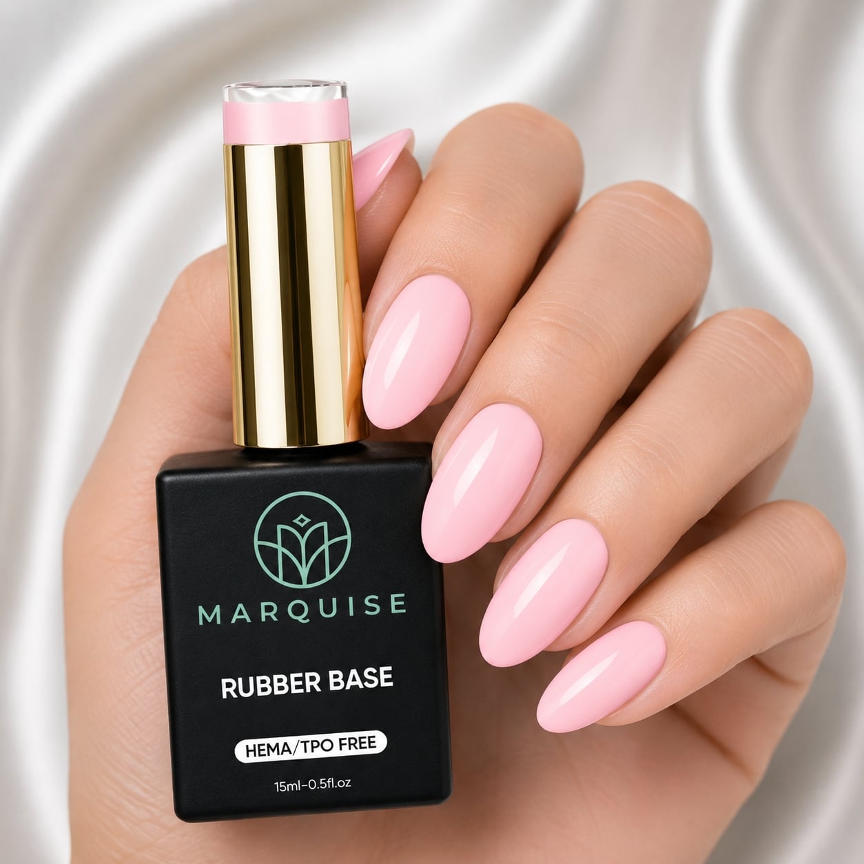 Rubber Base HEMA/TPO FREE, Marquise, Color CSDJ12, 15 ml - poza 2