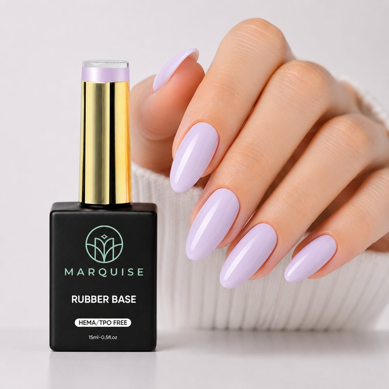 Rubber Base HEMA/TPO FREE, Marquise, Color CSDJ153, 15 ml - poza 2