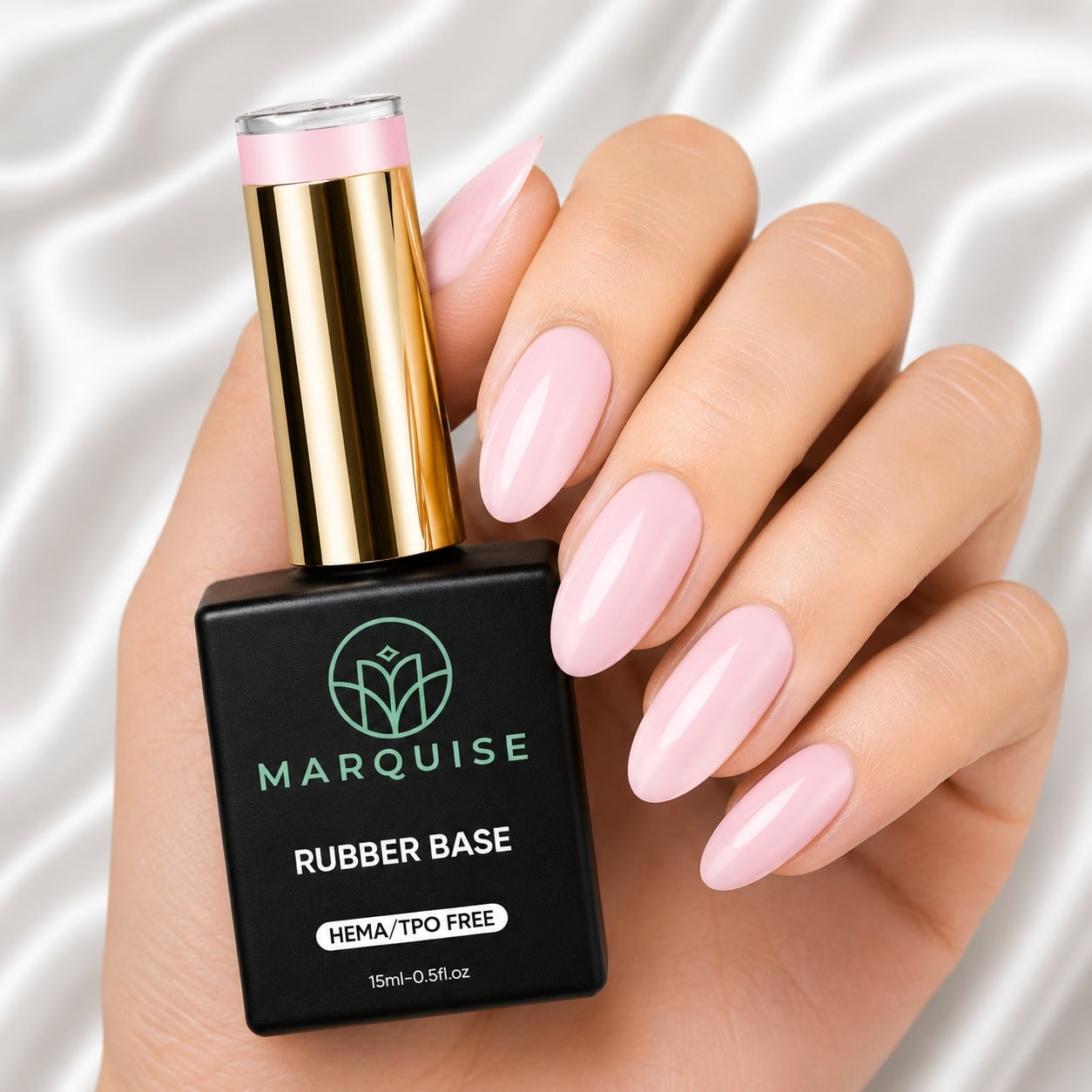 Rubber Base HEMA/TPO FREE, Marquise, Color CSDJ162, 15 ml - poza 2