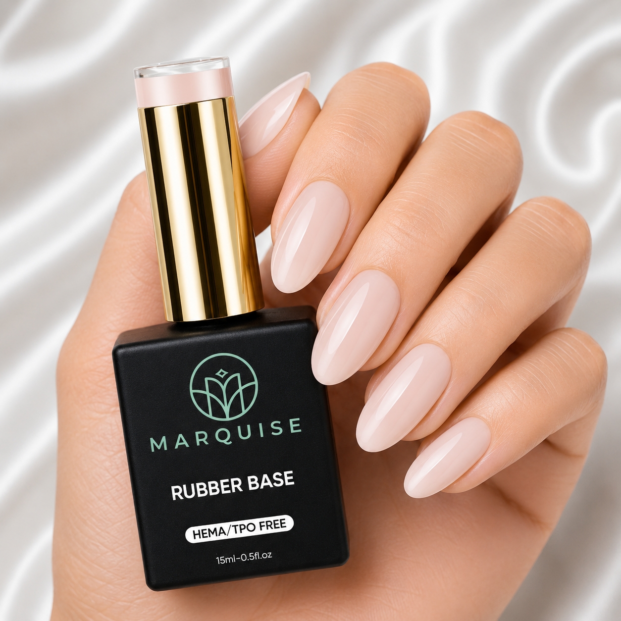 Rubber Base HEMA/TPO FREE, Marquise, Color CSDJ216, 15 ml - poza 2
