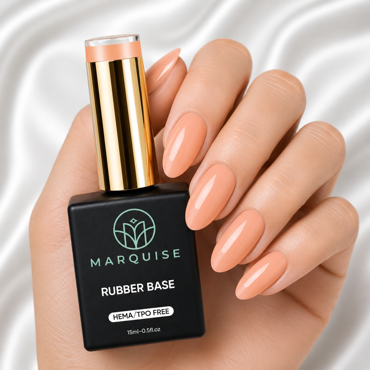 Rubber Base HEMA/TPO FREE, Marquise, Color CSDJ238, 15 ml - poza 2