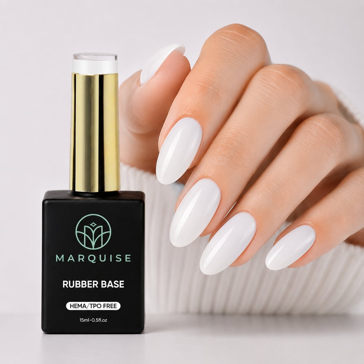 Rubber Base HEMA/TPO FREE, Marquise, Color CSDJ301, 15 ml - poza 2