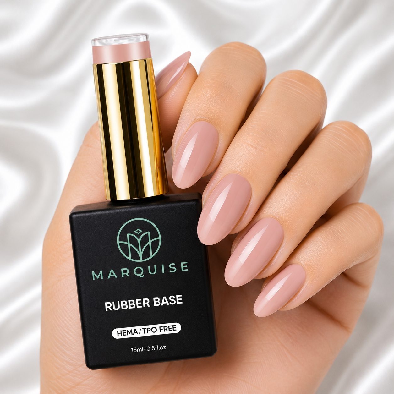 Rubber Base HEMA/TPO FREE, Marquise, Color CSDJ37, 15 ml - poza 2