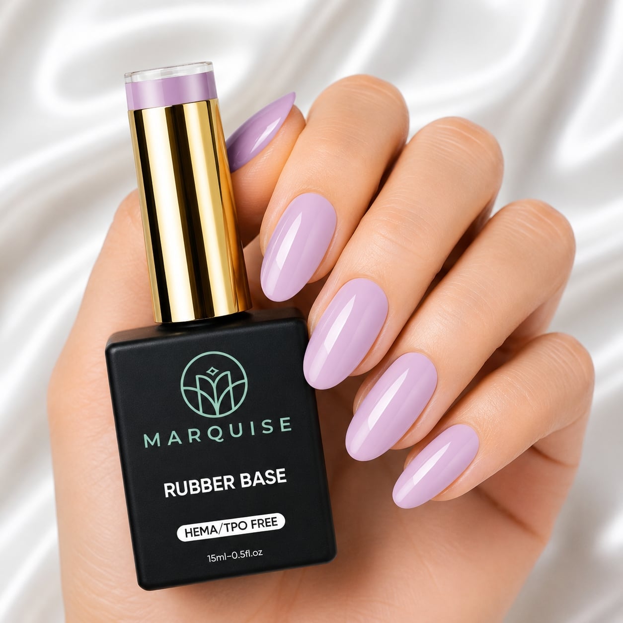 Rubber Base HEMA/TPO FREE, Marquise, Color CSDJ87, 15 ml - poza 2