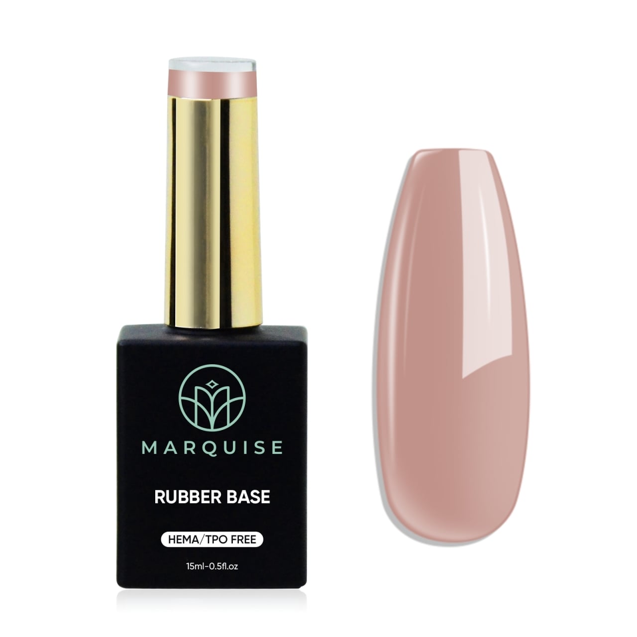 Rubber Base HEMA/TPO FREE, Marquise, Cover CBB090, 15 ml - poza 1