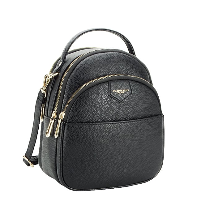 Rucsac convertibil in geanta, Floraco Paris, F3610 120 Negru