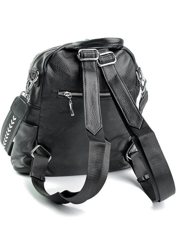 Rucsac dama, 21-17, piele naturala, Negru - poza 3