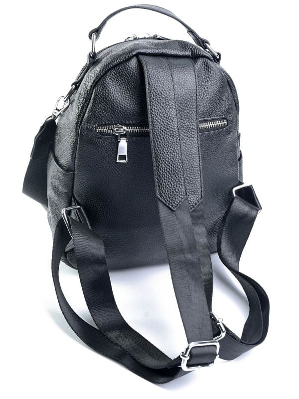 Rucsac dama, 8636, piele naturala, Negru - poza 2