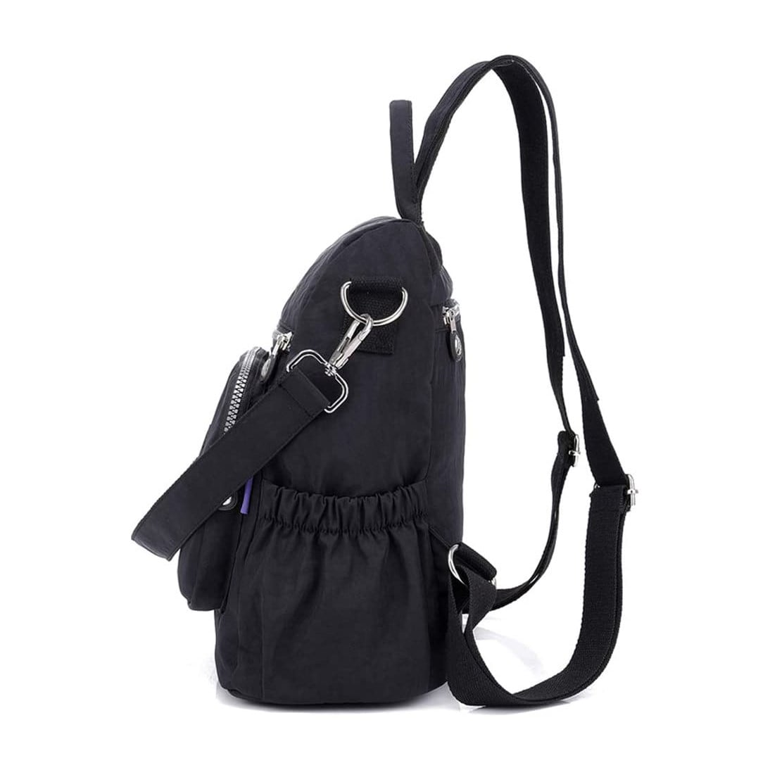 Rucsac dama Aila GT1842, antifurt, material textil, negru - poza 4
