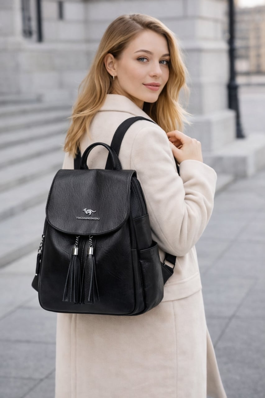 Rucsac dama, Amanda GT555, model negru - poza 2