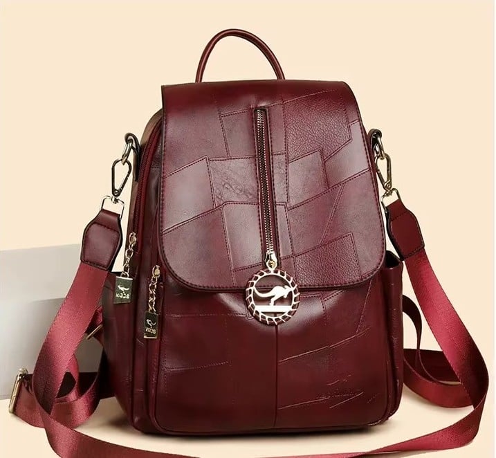 Rucsac dama, Auralie GT3596, Bordo - poza 3