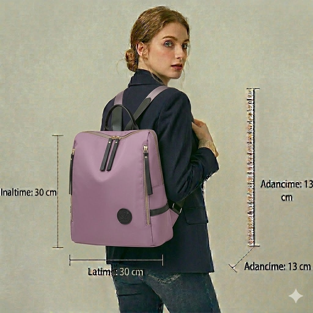 Rucsac dama Cataleya, GT1922, model mov - poza 2