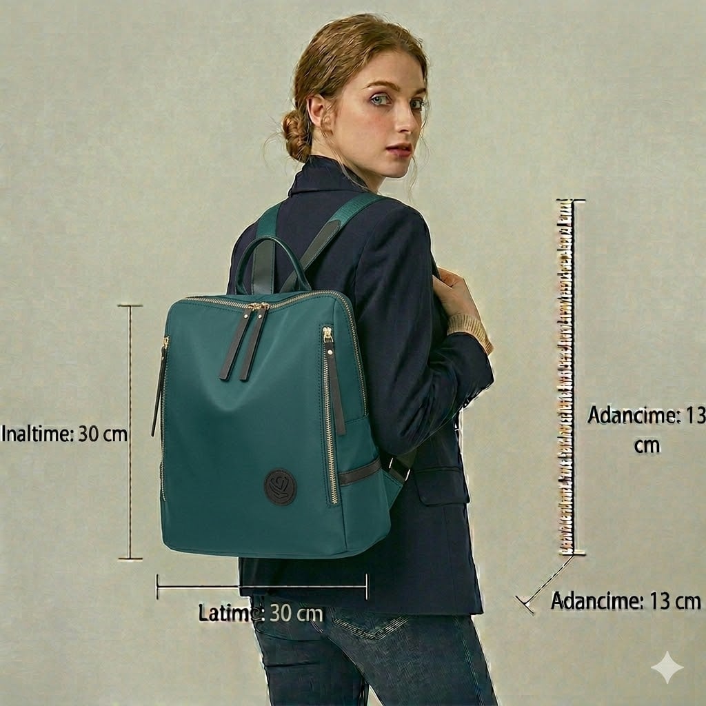 Rucsac dama Cataleya, GT1923, model verde - poza 2