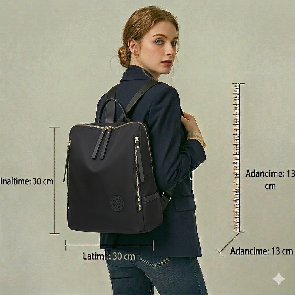 Rucsac dama Cataleya, GT1924, model negru - poza 2
