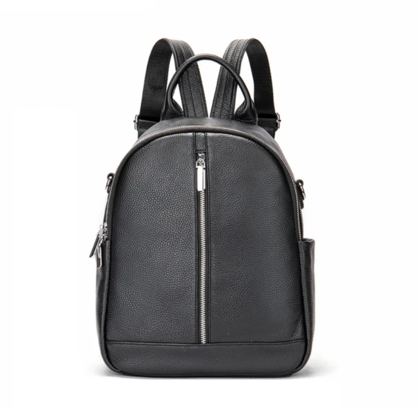 Rucsac dama Delis, Alizeh GT2559, piele naturala, Negru - poza 1