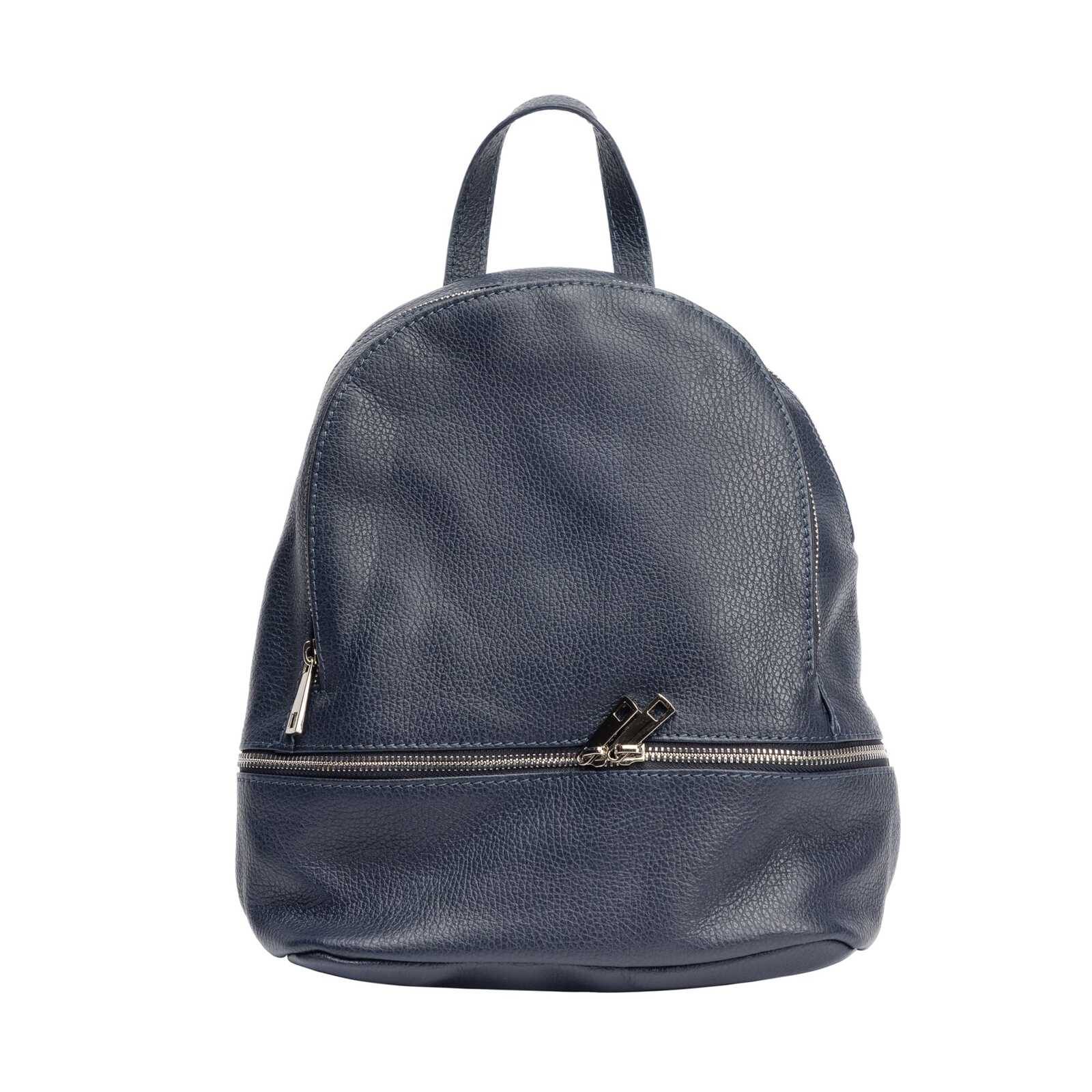 Rucsac damă din piele naturala bleumarin Suede