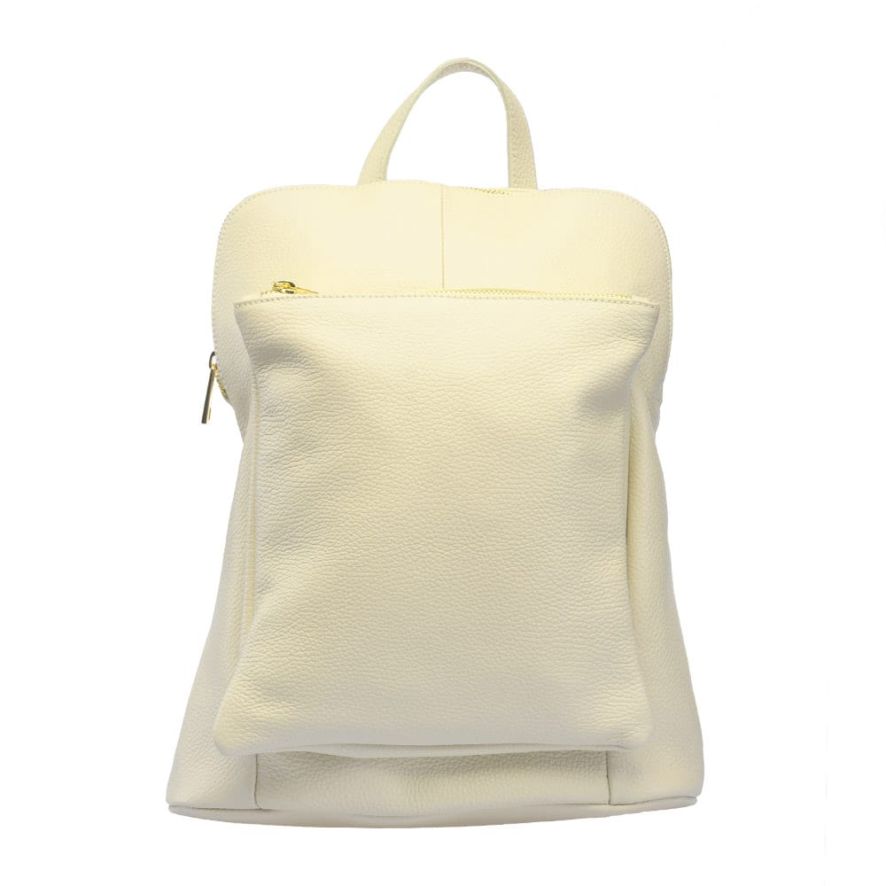 Rucsac damă din piele naturala ivory Duality