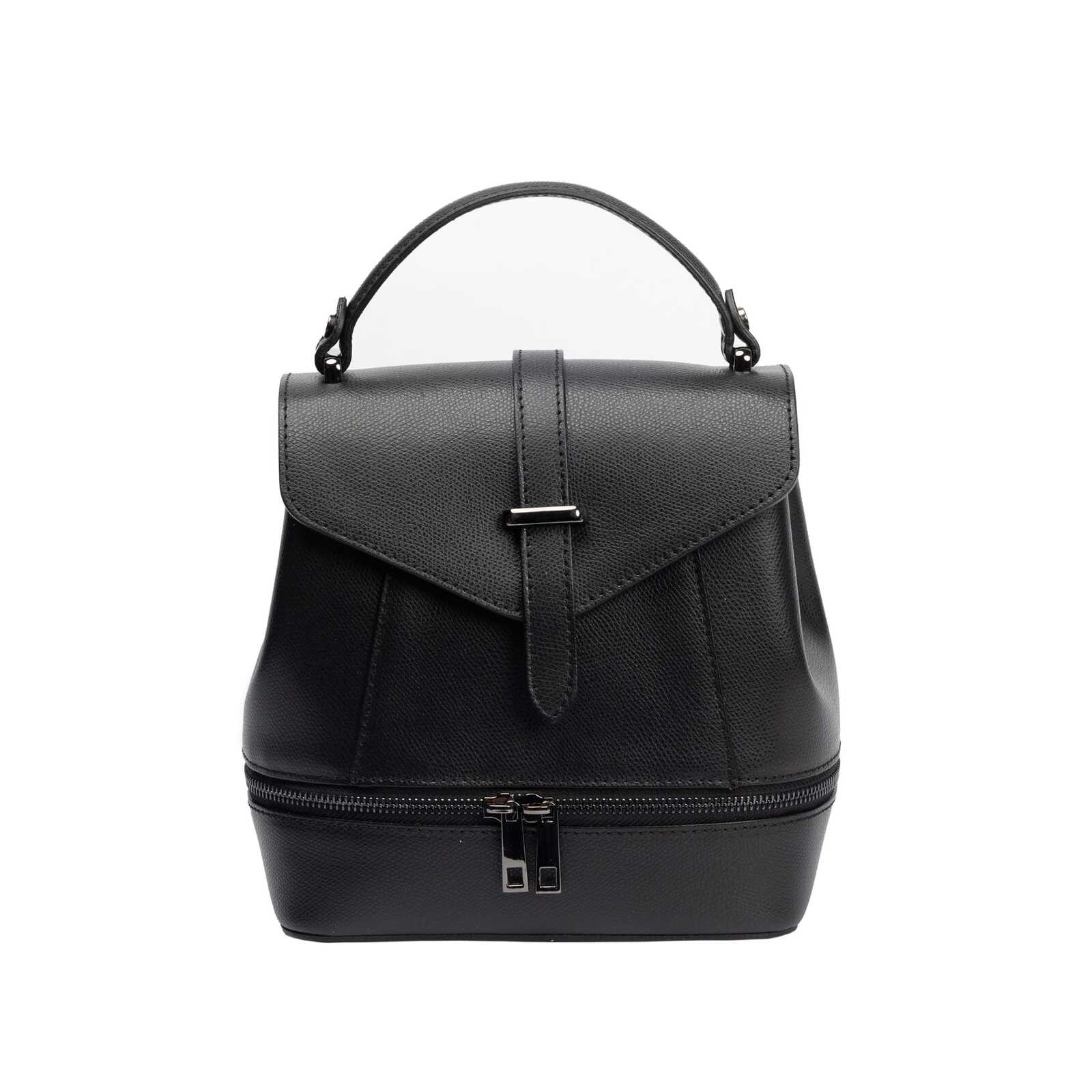 Rucsac damă din piele naturala negru Gio
