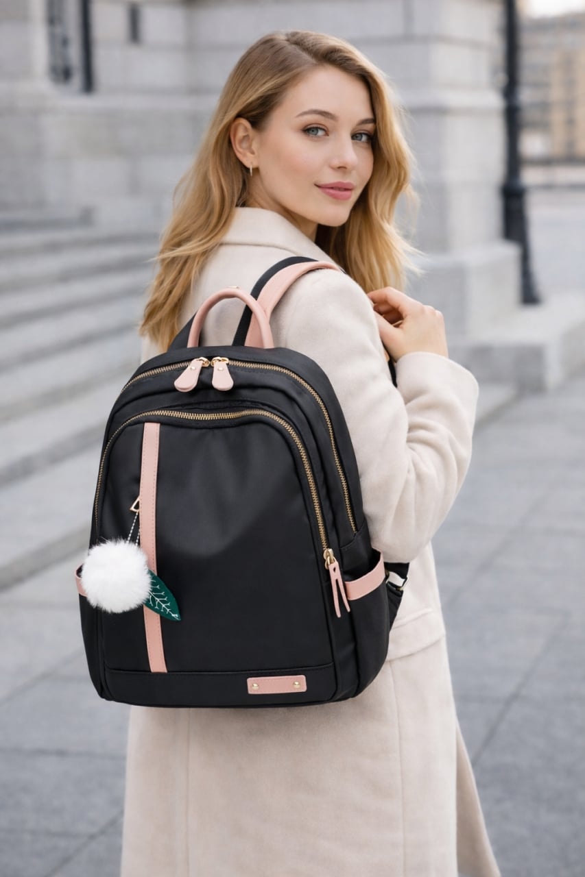 Rucsac dama, E-LY GT404, model negru - poza 2